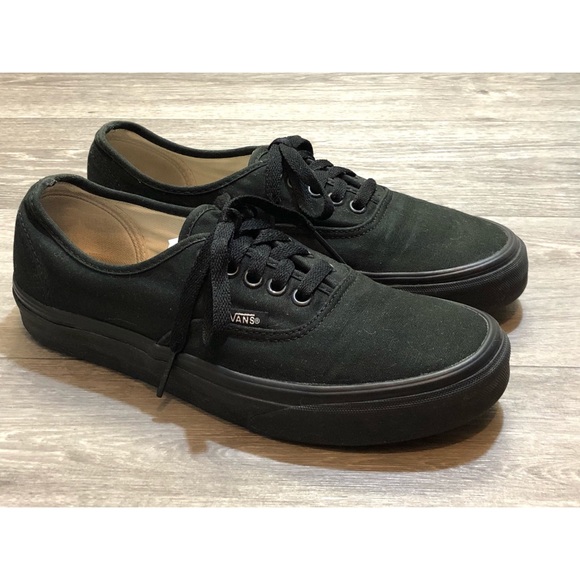all black vans for men